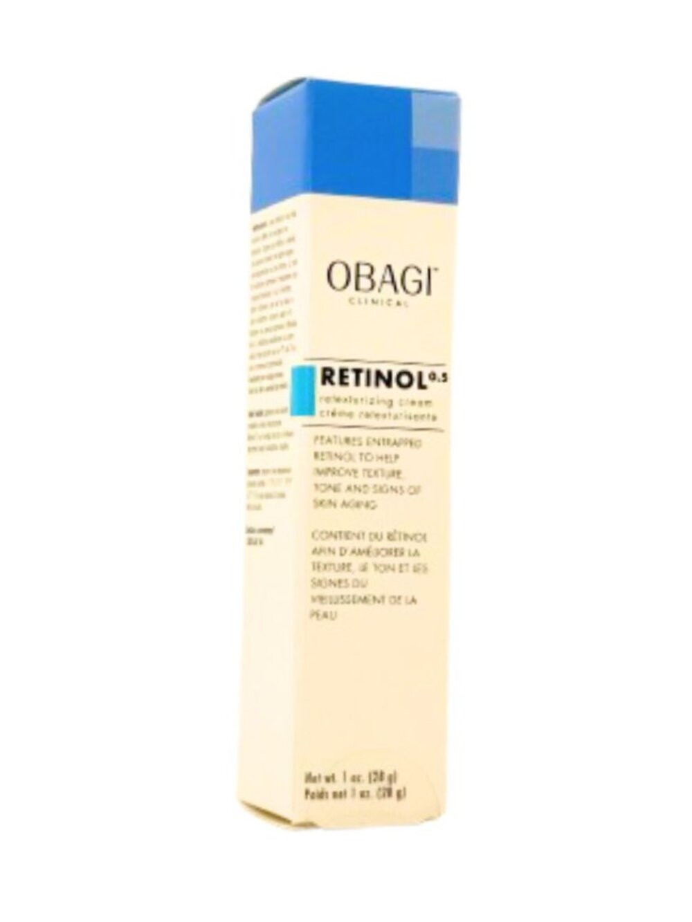 Obagi Retinol 0.5 Retexturizing Cream 28g New
